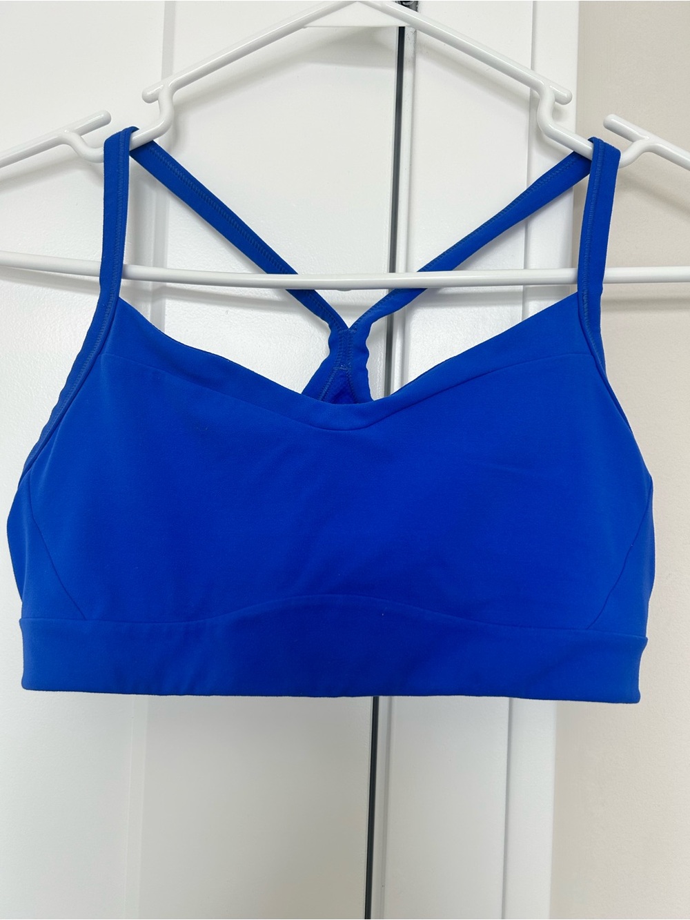 Women’s Athleta Vital Bra in Varsity Blue — Racerback Sports Bra